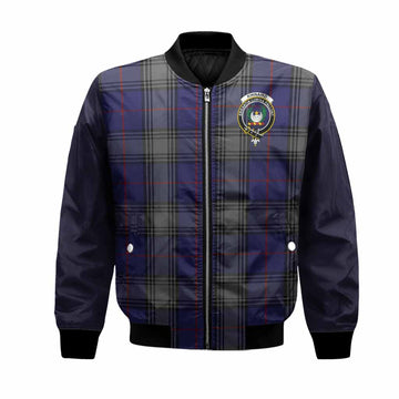 Kinnaird Tartan Accent Bomber Jacket with Family Crest