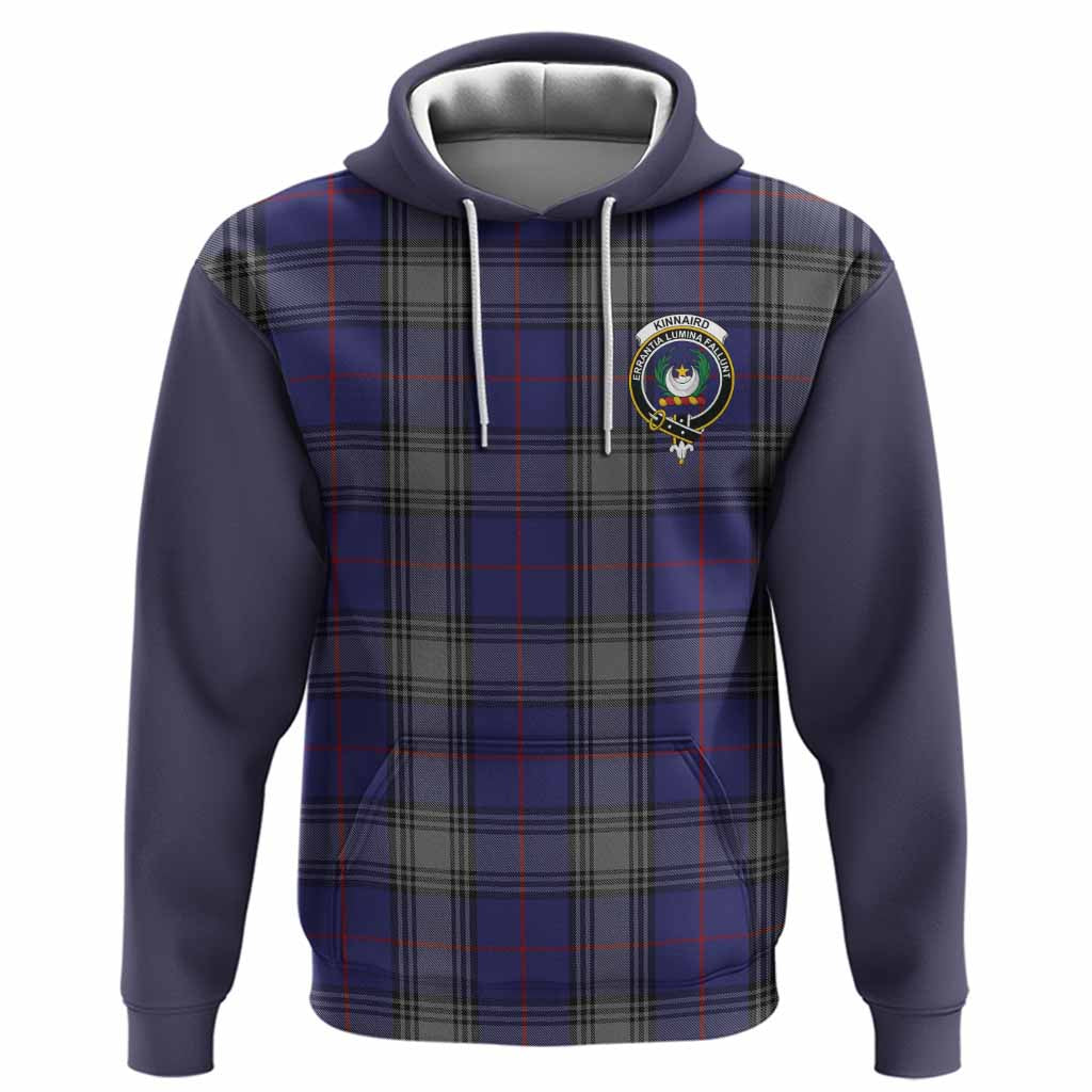 Kinnaird Tartan Accent Hoodie with Family Crest
