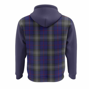 Kinnaird Tartan Accent Hoodie with Family Crest