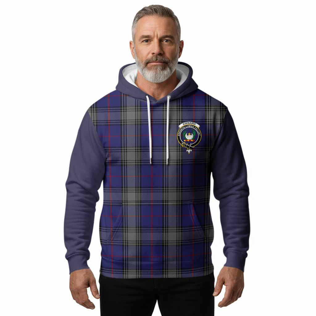 Kinnaird Tartan Accent Hoodie with Family Crest