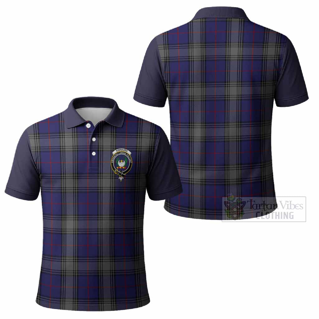 Kinnaird Tartan Accent Polo Shirt with Family Crest