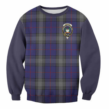 Kinnaird Tartan Accent Sweatshirt with Family Crest