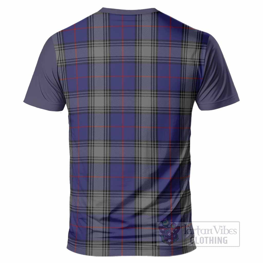 Kinnaird Tartan Accent T-Shirt with Family Crest