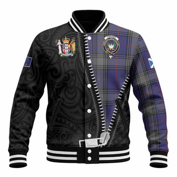 Kinnaird Tartan Baseball Jacket New Zealand Pattern Unique Zipper Stylized