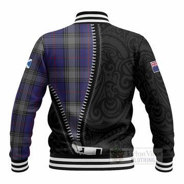 Kinnaird Tartan Baseball Jacket New Zealand Pattern Unique Zipper Stylized