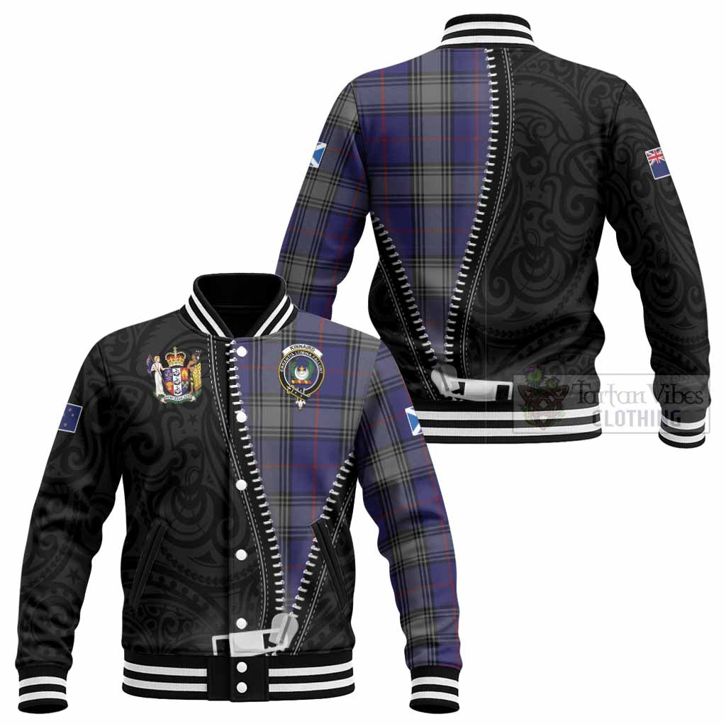Kinnaird Tartan Baseball Jacket New Zealand Pattern Unique Zipper Stylized