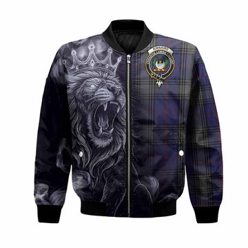 Kinnaird Tartan Bomber Jacket Roaring Lion Heritage