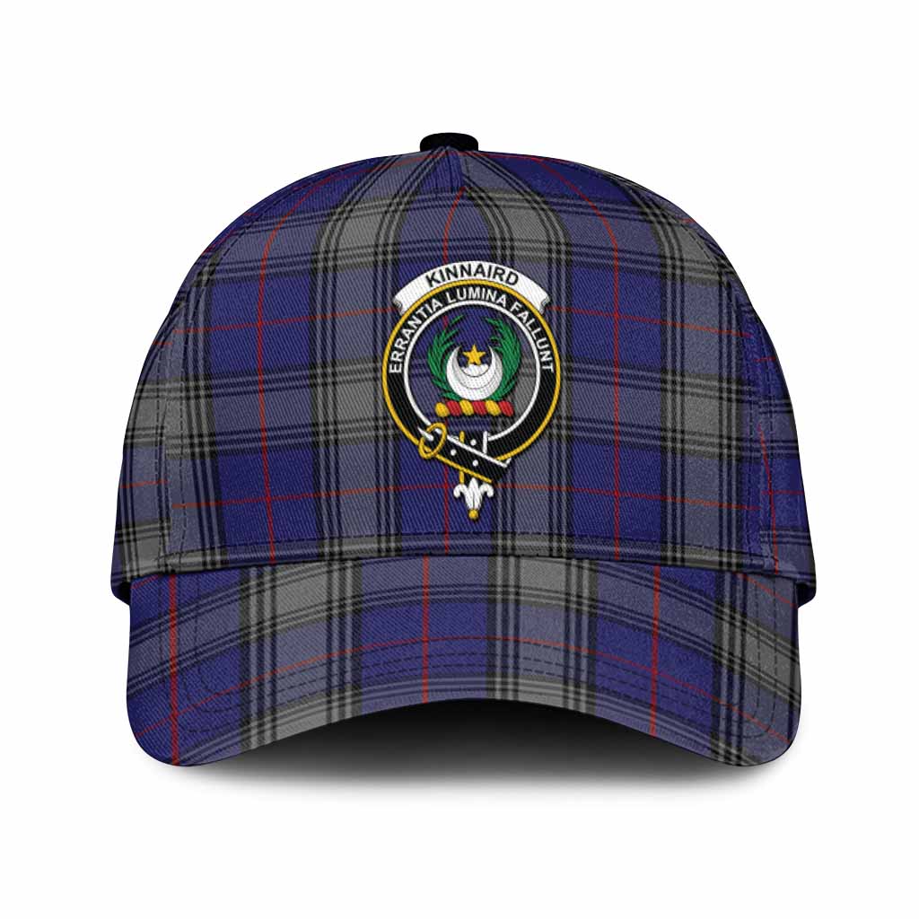 Kinnaird Tartan Classic Cap with Family Crest