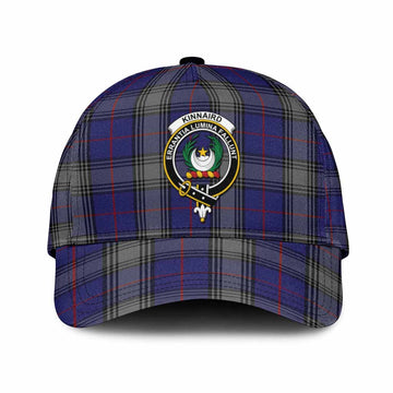 Kinnaird Tartan Classic Cap with Family Crest
