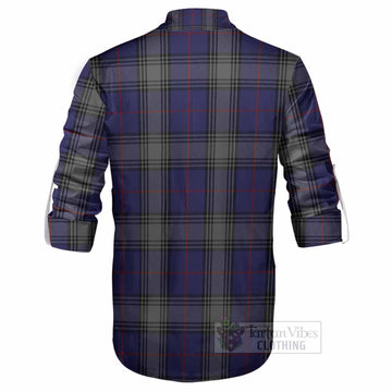 Kinnaird Tartan Crest Ghillie Shirt Ferocious Lion Style