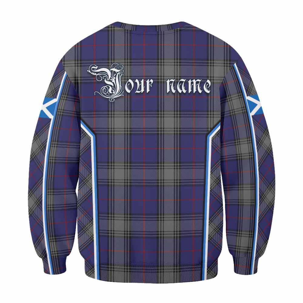 Kinnaird Tartan Crest Sweatshirt Scotland Coat of Arm Flag Style - Tartan Vibes Clothing