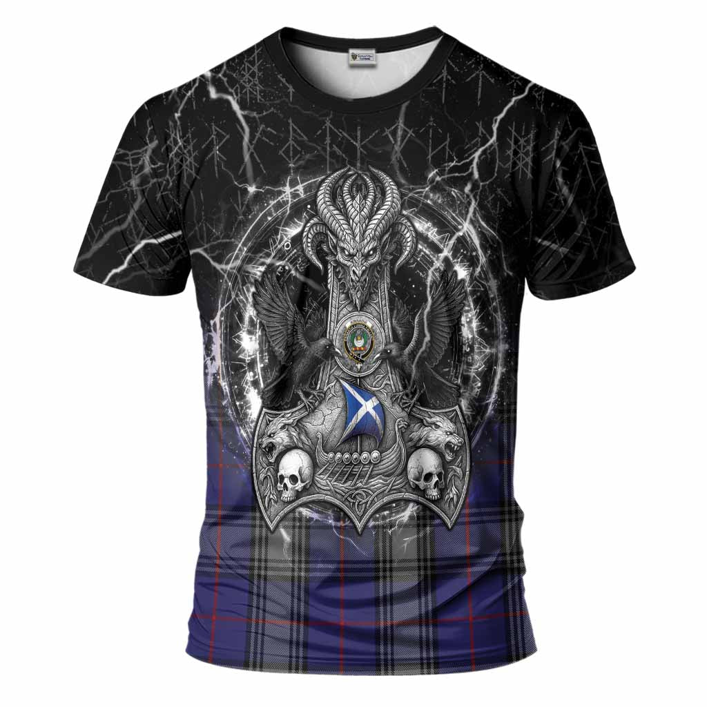 Kinnaird Tartan Crest T-Shirt Celtic Odin's Raven Legacy