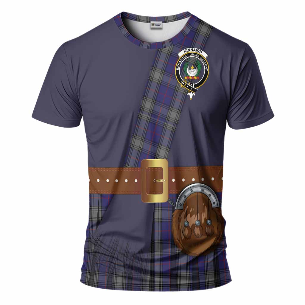 Kinnaird Tartan Crest T-Shirt Kilt Costume Style
