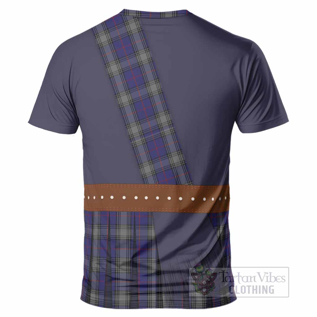 Kinnaird Tartan Crest T-Shirt Kilt Costume Style