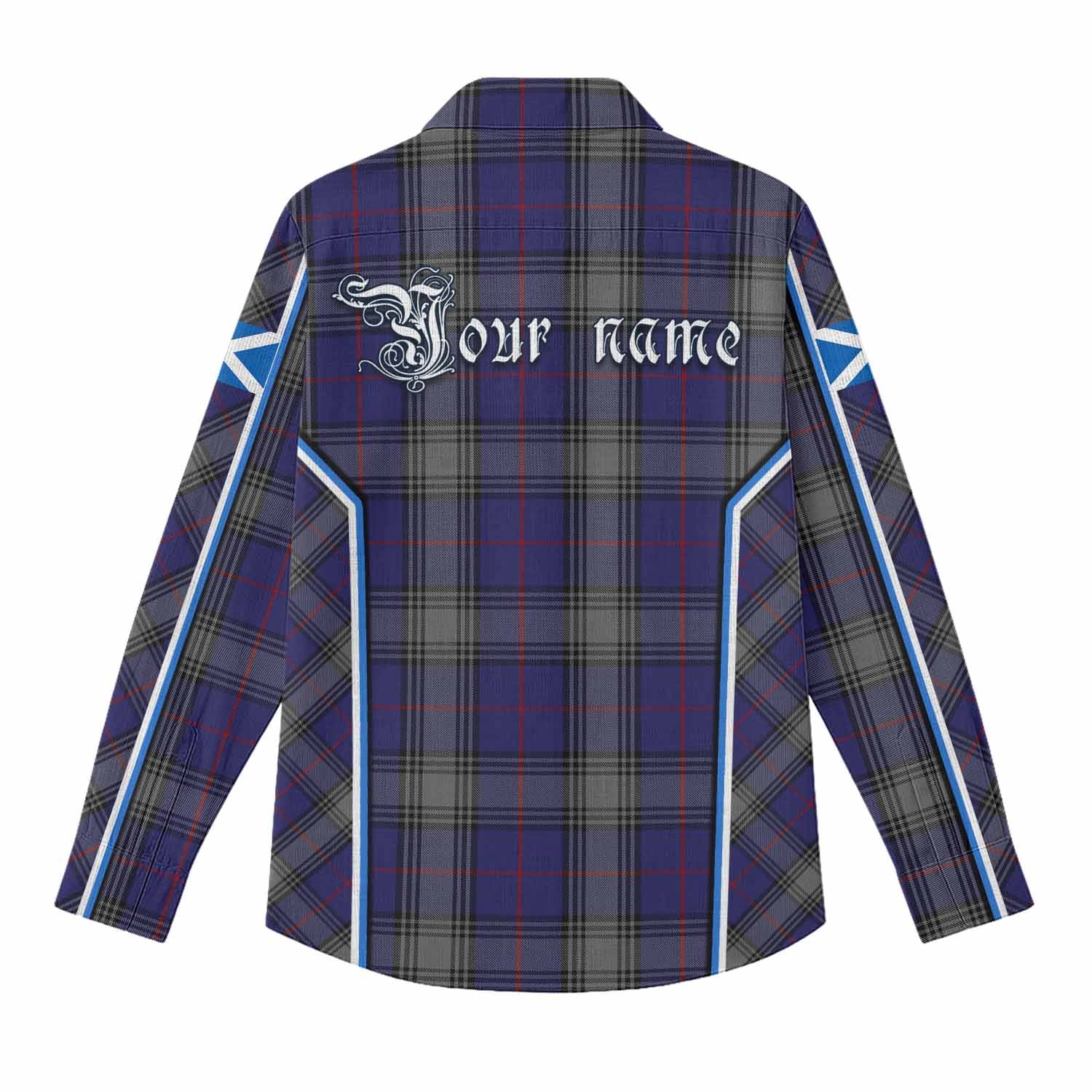 Kinnaird Tartan Crest Women Casual Shirt Scotland Coat of Arm Flag Style - Tartan Vibes Clothing