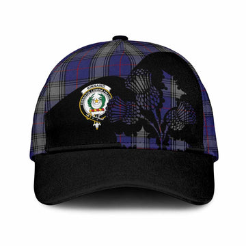 Kinnaird Tartan Family Crest Classic Cap Scotland Thistle Floral Flag Style