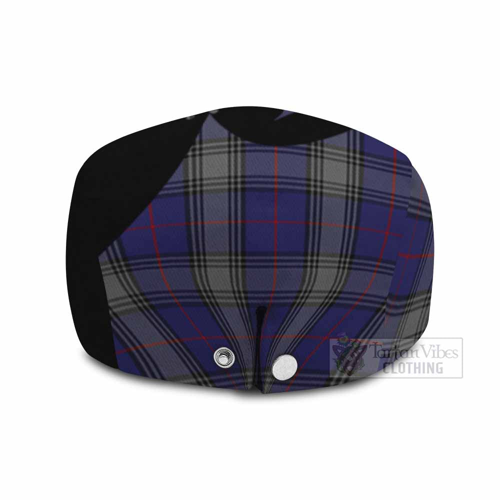 Kinnaird Tartan Family Crest Flat Cap, Jeff Cap Scotland Thistle Floral