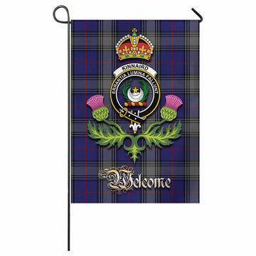 Kinnaird Tartan Family Crest Garden Flag Royal Thistle Welcome Style