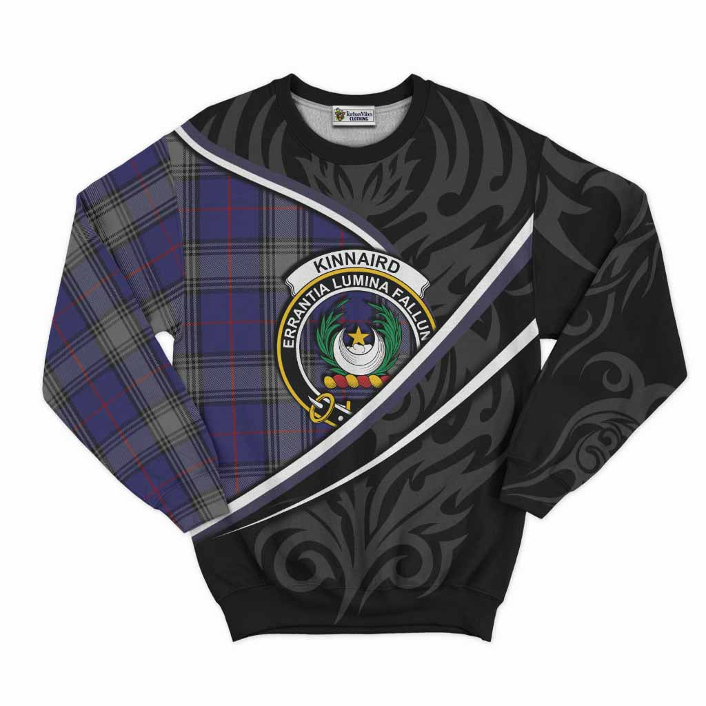 Kinnaird Tartan Family Crest Sweatshirt Celtic Scottish Thistle Floral - Tartan Vibes Clothing
