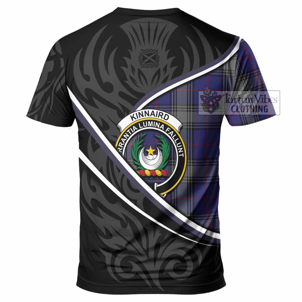 Kinnaird Tartan Family Crest T-shirt Celtic Scottish Thistle Floral - Tartan Vibes Clothing