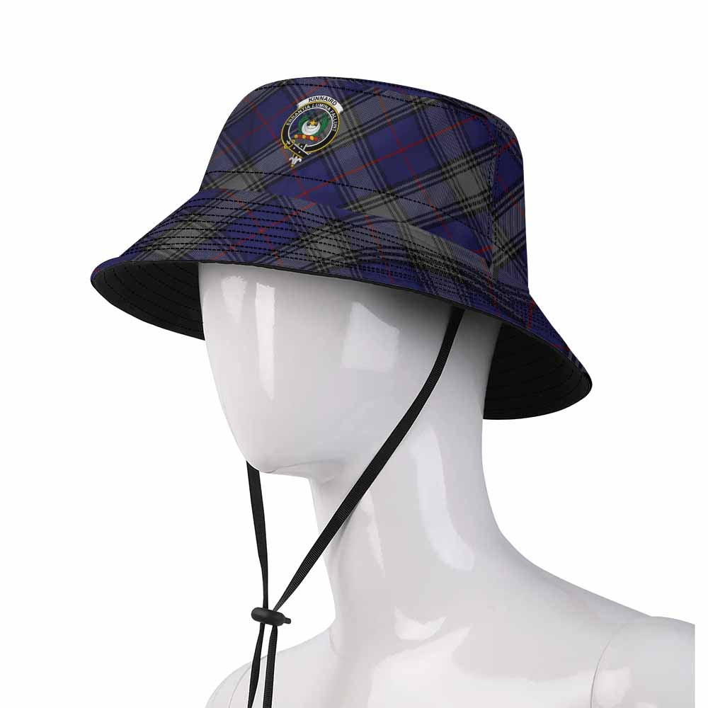 Kinnaird Tartan Fishing Hat with Family Crest