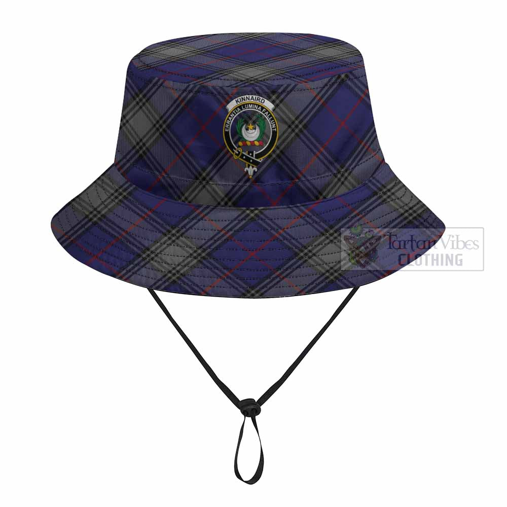 Kinnaird Tartan Fishing Hat with Family Crest