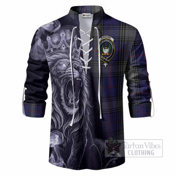 Kinnaird Tartan Ghillie Shirt Roaring Lion Heritage