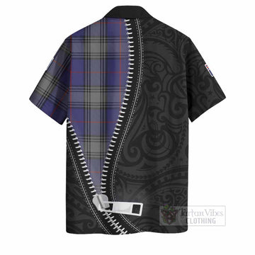 Kinnaird Tartan Hawaiian Shirt New Zealand Pattern Unique Zipper Stylized