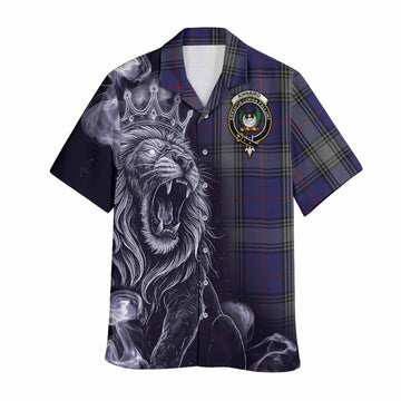 Kinnaird Tartan Hawaiian Shirt Roaring Lion Heritage