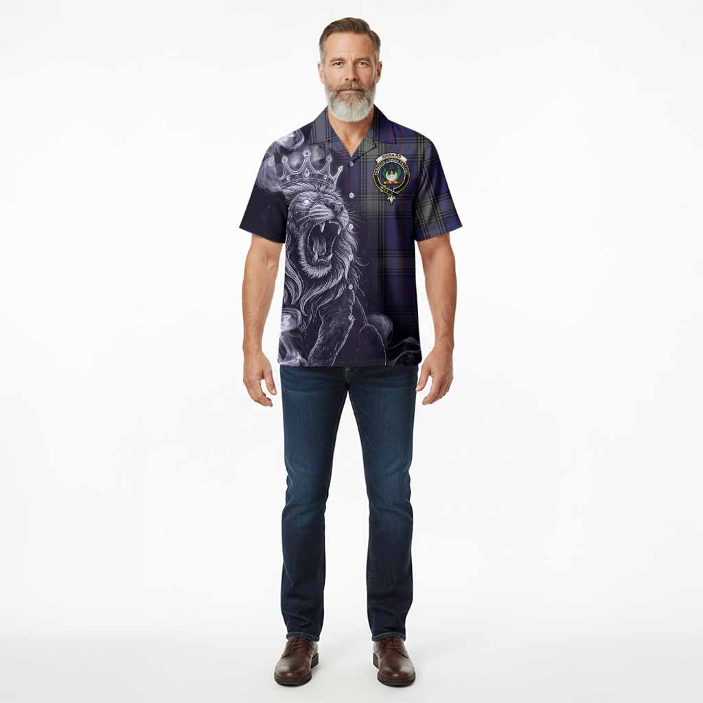 Kinnaird Tartan Hawaiian Shirt Roaring Lion Heritage