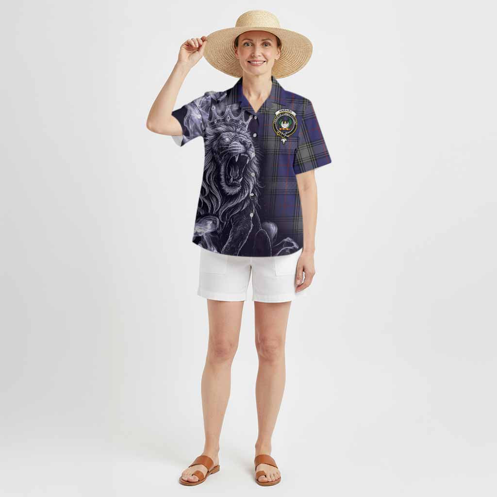 Kinnaird Tartan Hawaiian Shirt Roaring Lion Heritage