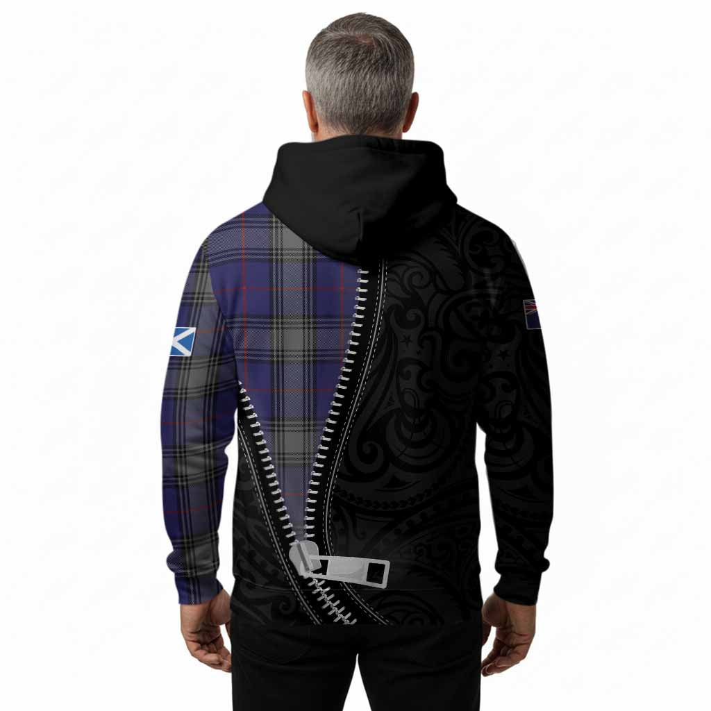 Kinnaird Tartan Hoodie New Zealand Pattern Unique Zipper Stylized