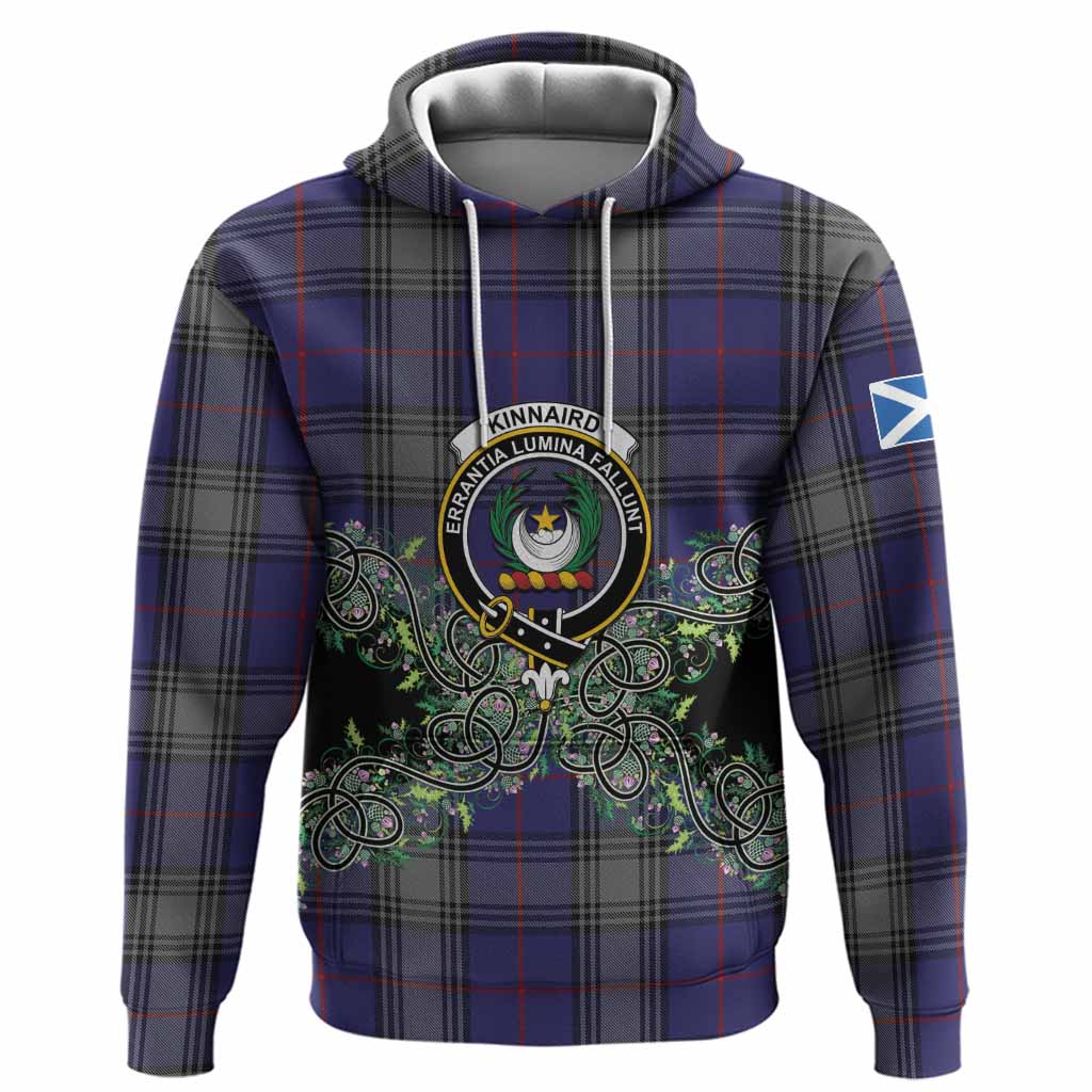 Kinnaird Tartan Hoodie Thistle Scottish Spirit