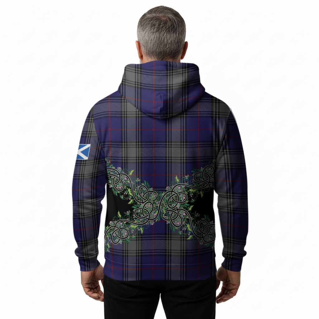 Kinnaird Tartan Hoodie Thistle Scottish Spirit