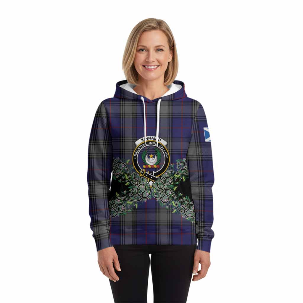 Kinnaird Tartan Hoodie Thistle Scottish Spirit