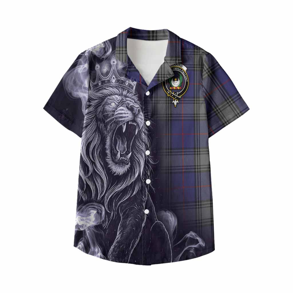 Kinnaird Tartan Kid Hawaiian Shirt Roaring Lion Heritage