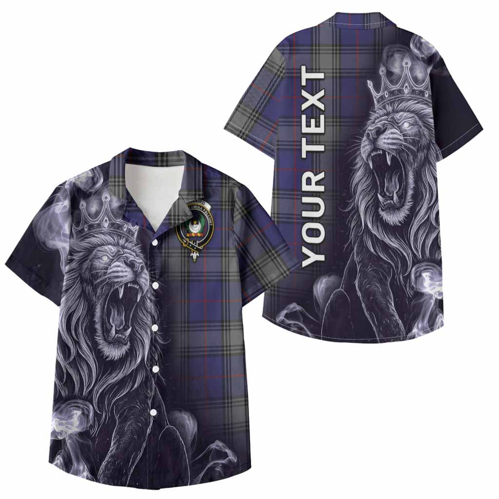 Kinnaird Tartan Kid Hawaiian Shirt Roaring Lion Heritage