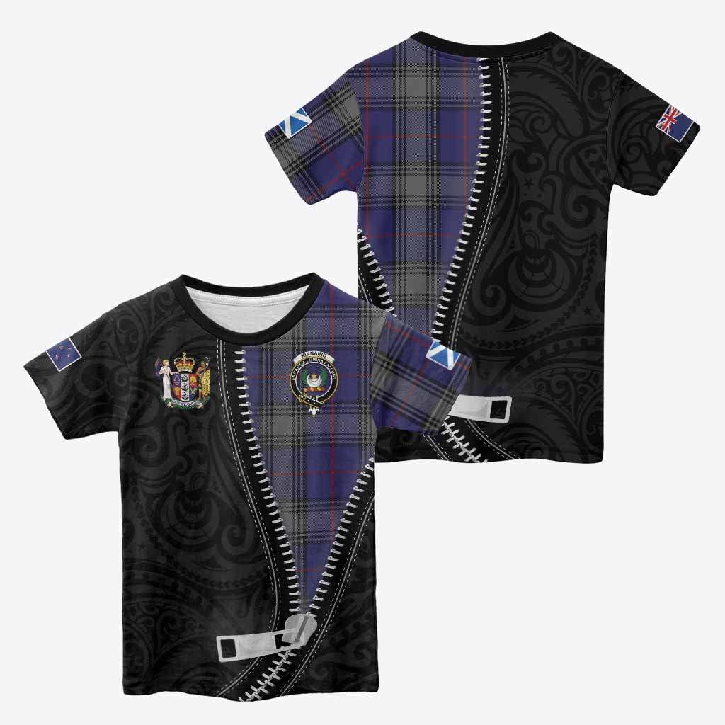 Kinnaird Tartan Kid T-shirt New Zealand Pattern Unique Zipper Stylized