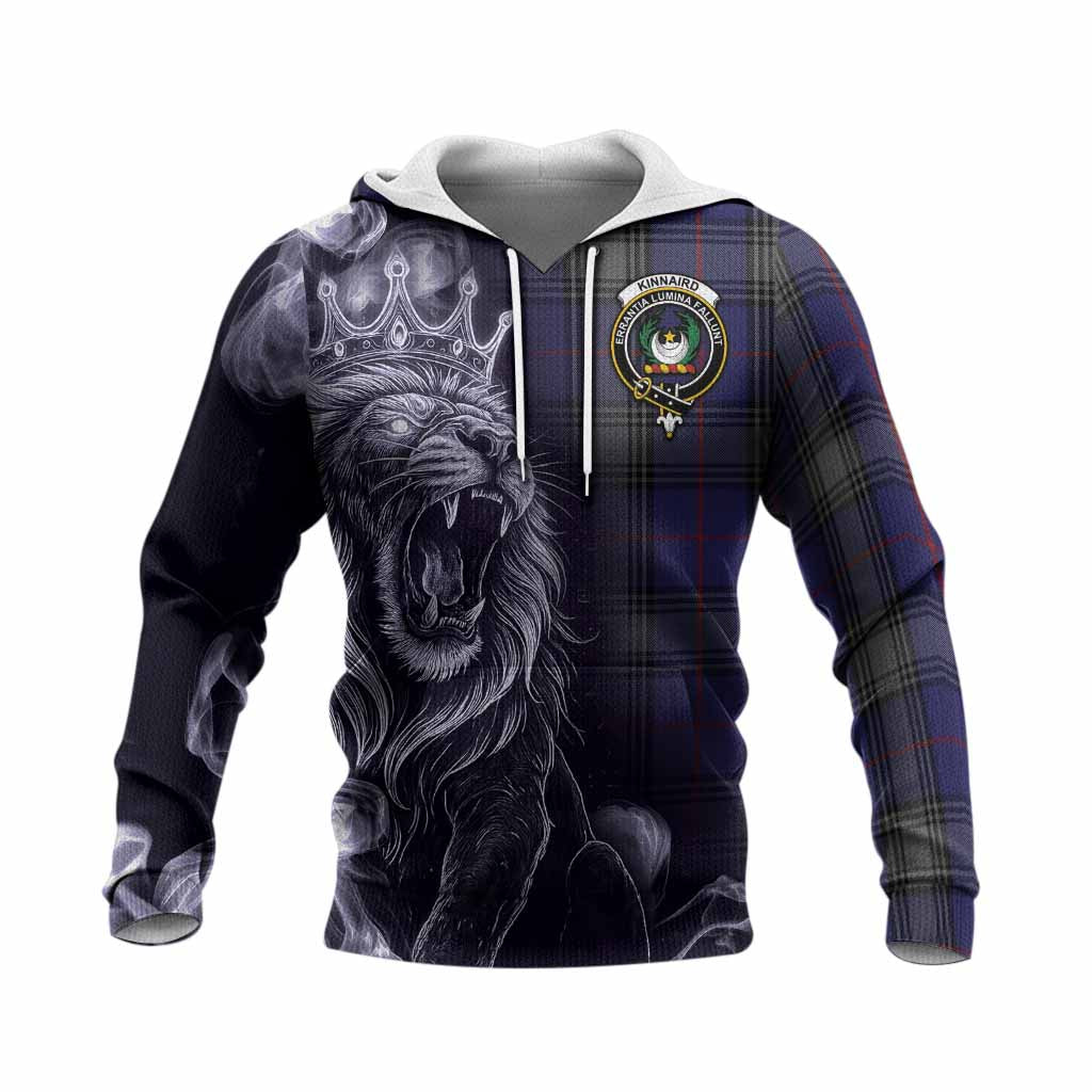 Kinnaird Tartan Knitted Hoodie Roaring Lion Heritage