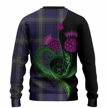 Kinnaird Tartan Knitted Sweater Traditional Scottish Thistle