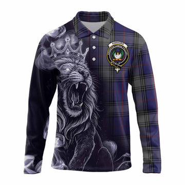 Kinnaird Tartan Long Sleeve Polo Shirt Roaring Lion Heritage