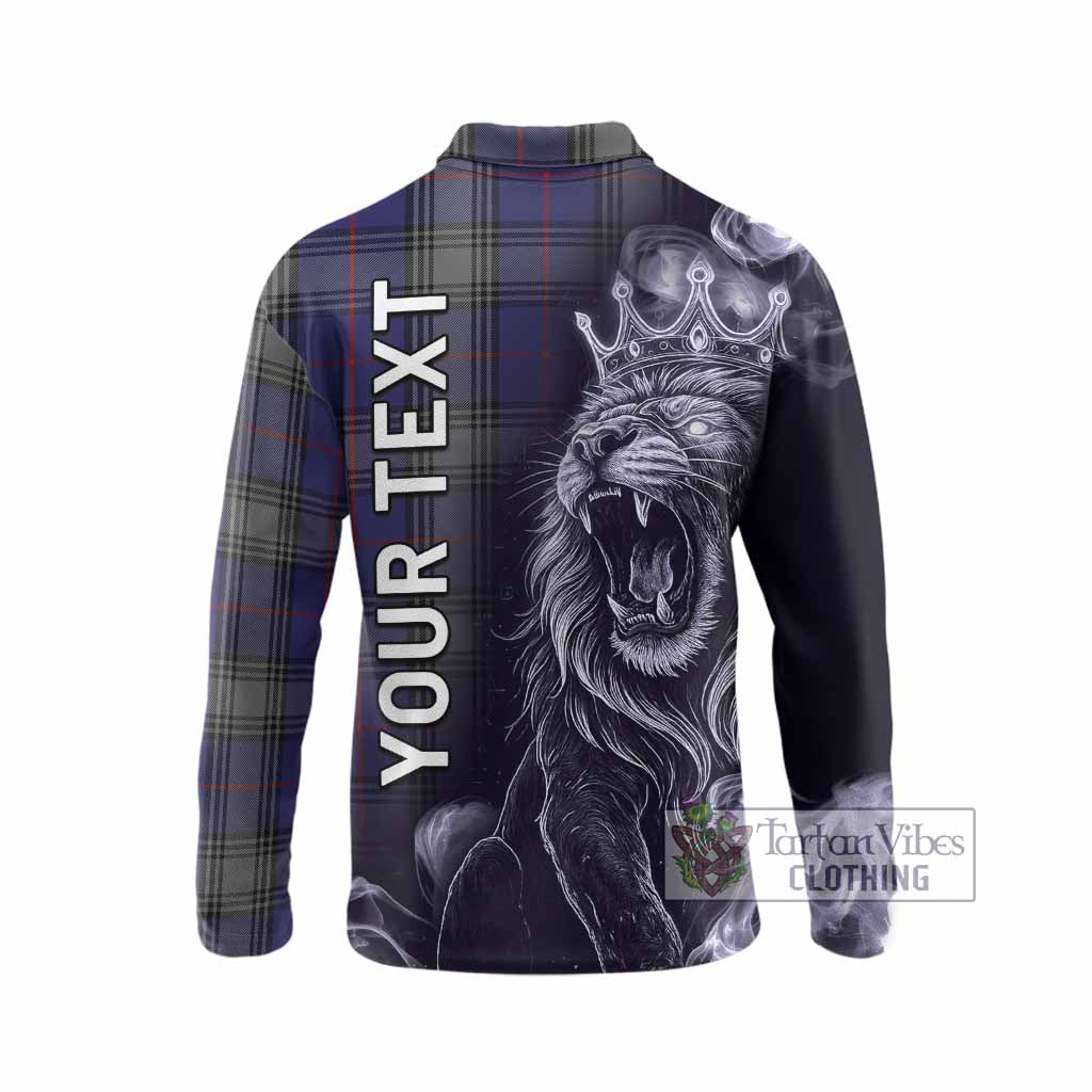 Kinnaird Tartan Long Sleeve Polo Shirt Roaring Lion Heritage