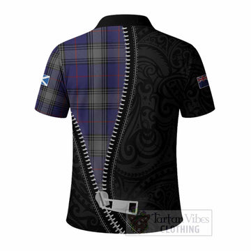 Kinnaird Tartan Polo Shirt New Zealand Pattern Unique Zipper Stylized