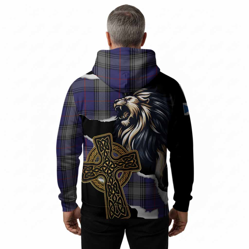 Kinnaird Tartan Scottish Hoodie Lion Celtic Heritage