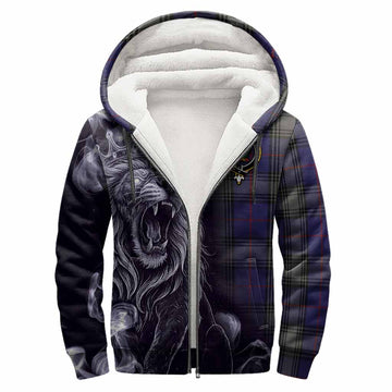 Kinnaird Tartan Sherpa Hoodie Roaring Lion Heritage