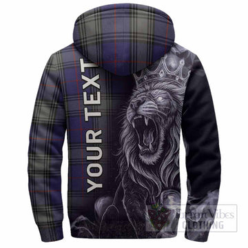 Kinnaird Tartan Sherpa Hoodie Roaring Lion Heritage