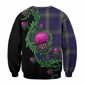 Kinnaird Tartan Sweatshirt Resilient Scottish Thistle - Tartan Vibes Clothing