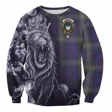 Kinnaird Tartan Sweatshirt Roaring Lion Heritage
