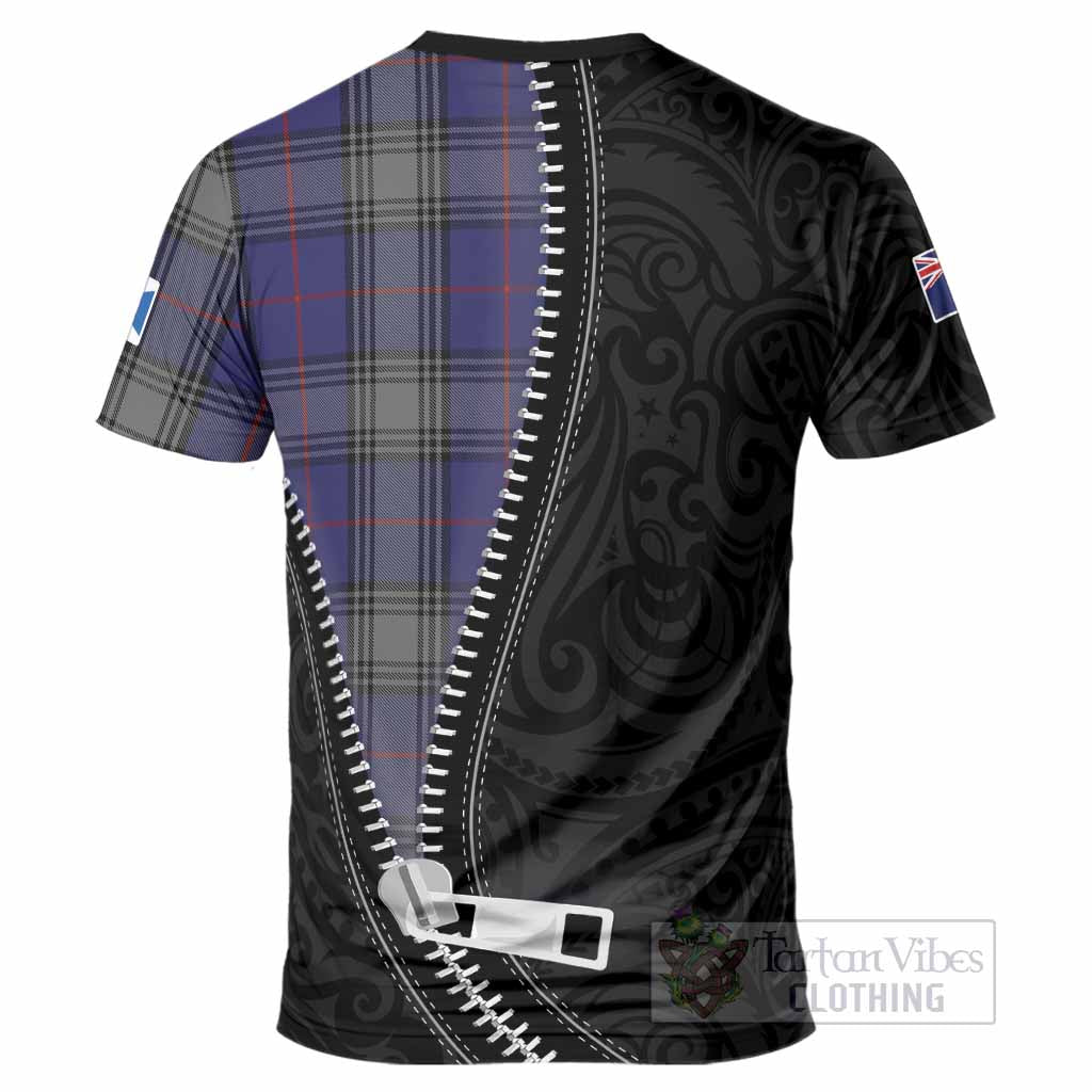 Kinnaird Tartan T-Shirt New Zealand Pattern Unique Zipper Stylized