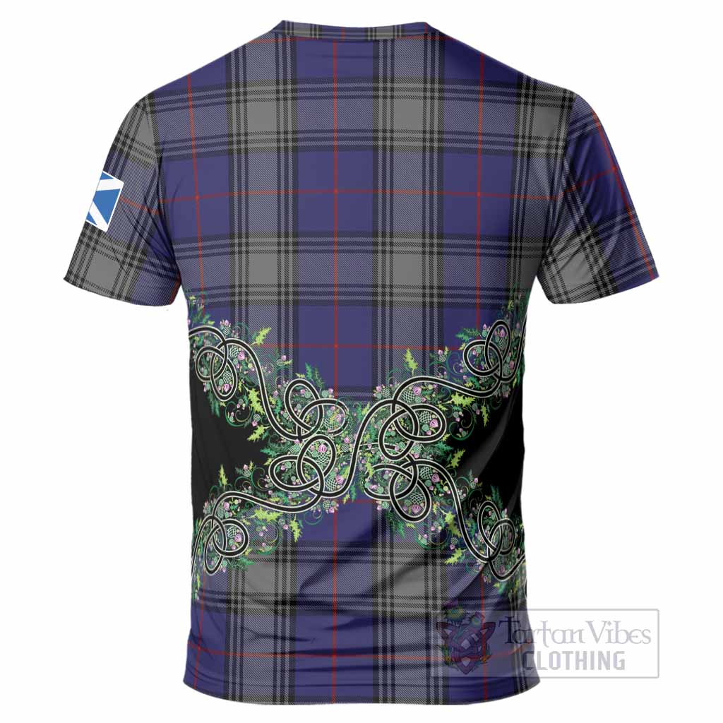 Kinnaird Tartan T-Shirt Thistle Scottish Spirit